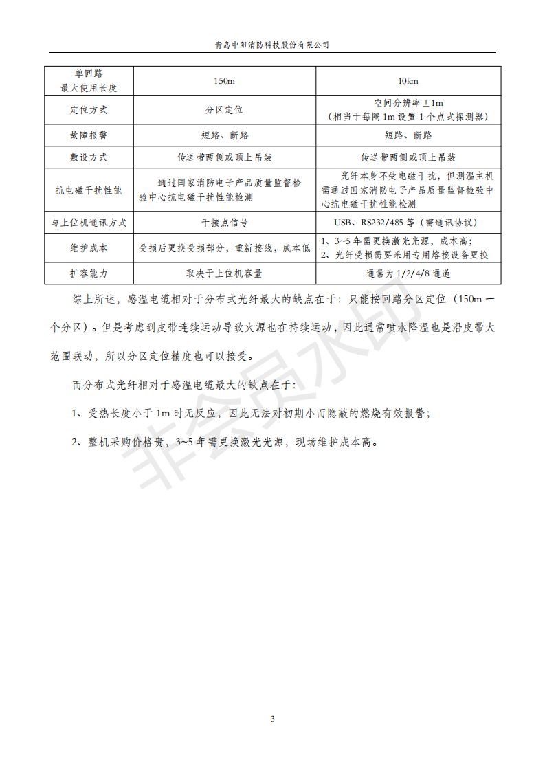 感溫電纜在煤礦輸送機(jī)上的應(yīng)用手冊,中陽消防