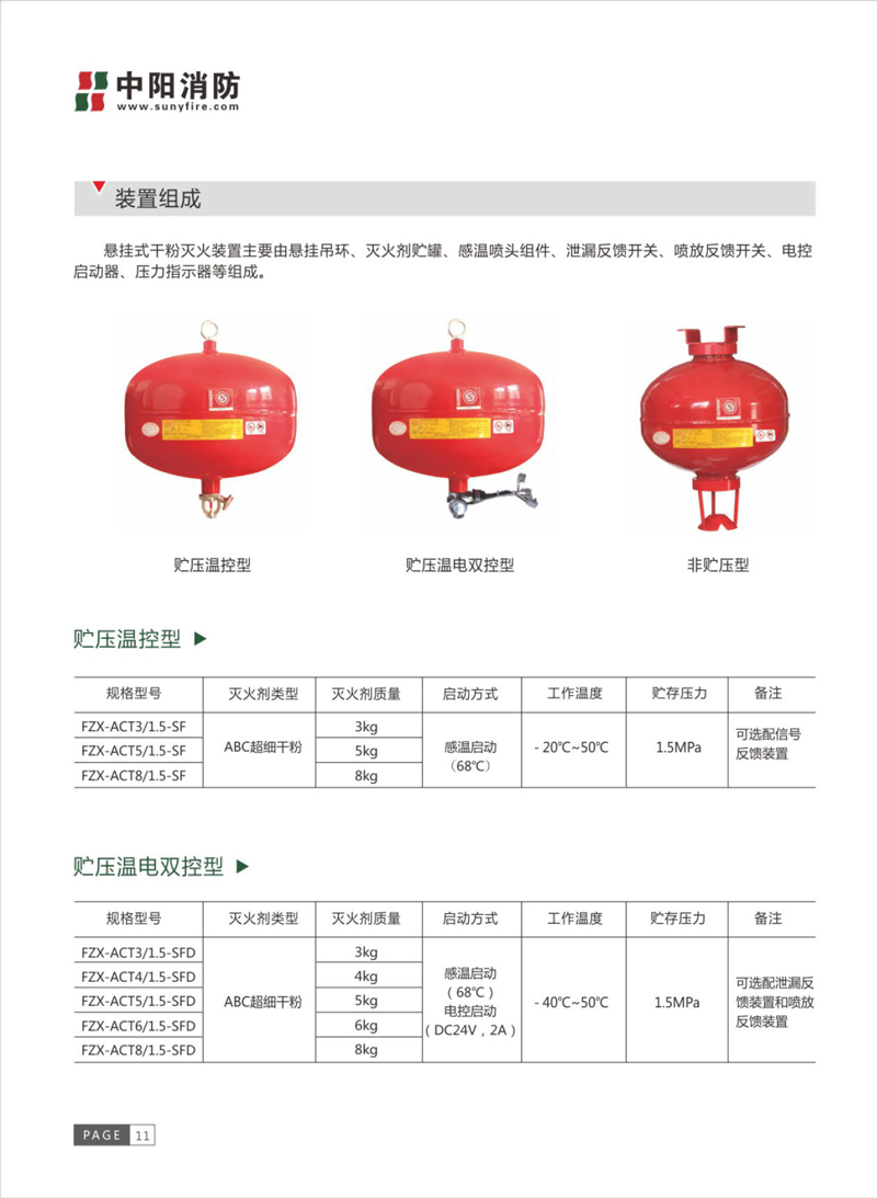 干粉滅火裝置